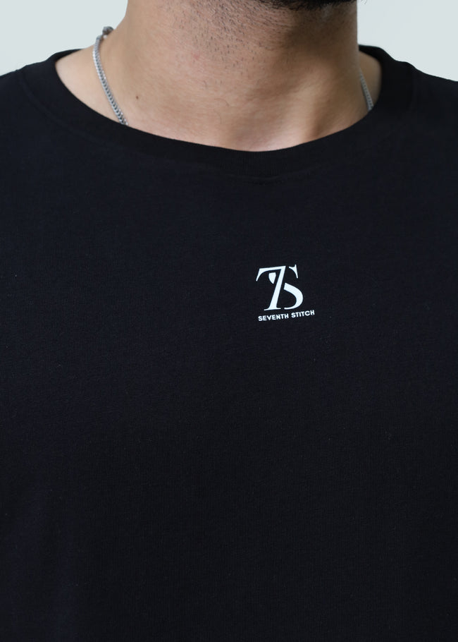 Premium Black Drop Shoulder Shirt Main Image