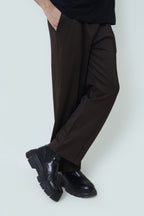 Men's premium pleated trousers by theseventhstitch, featuring a tailored fit and classic design, displayed on a neutral background.