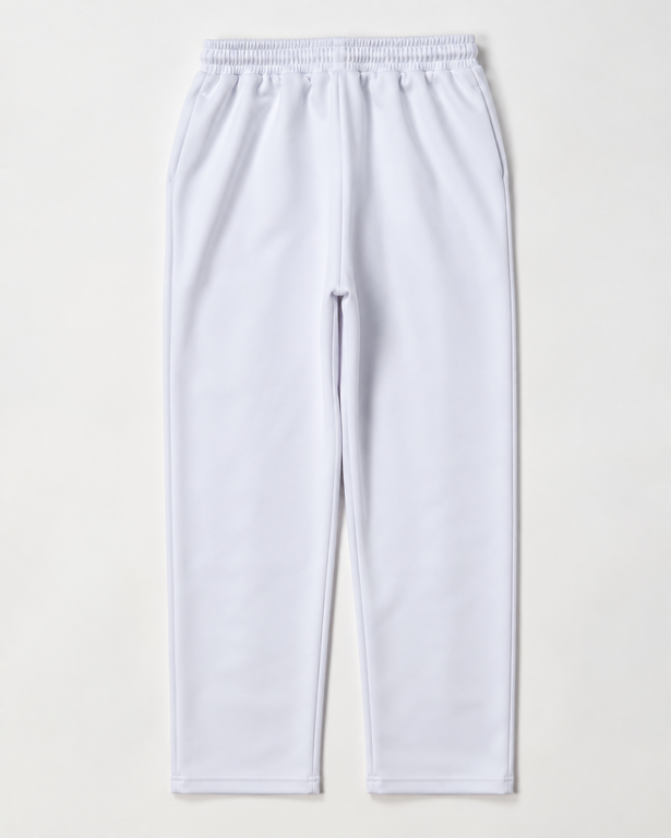 The Relaxed Pleat Trouser - White